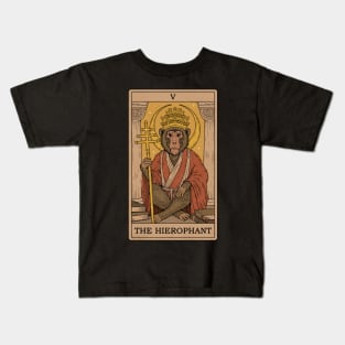 The Hierophant - Monkeys Tarot Kids T-Shirt